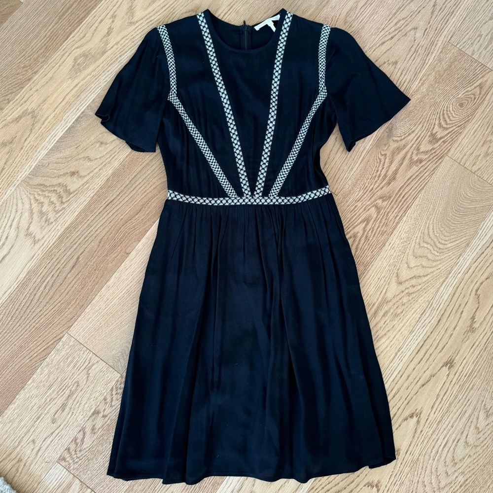 MAJE black A-line dress